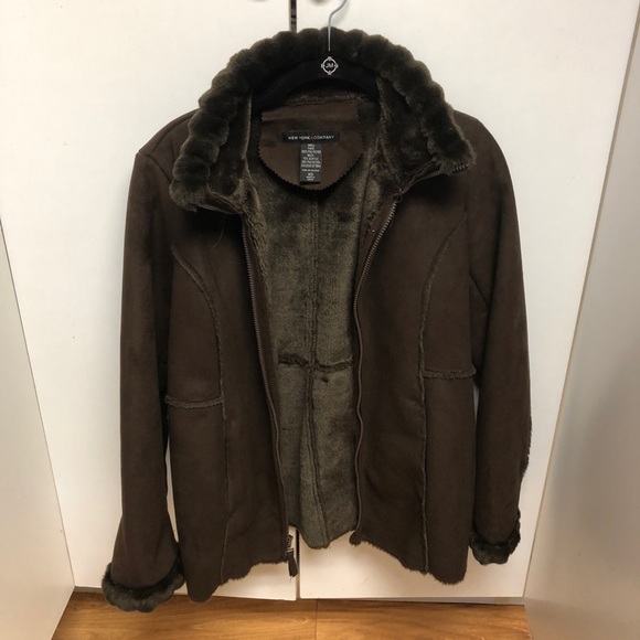 New York and Company Fur Jacket - Picture 1 of 1